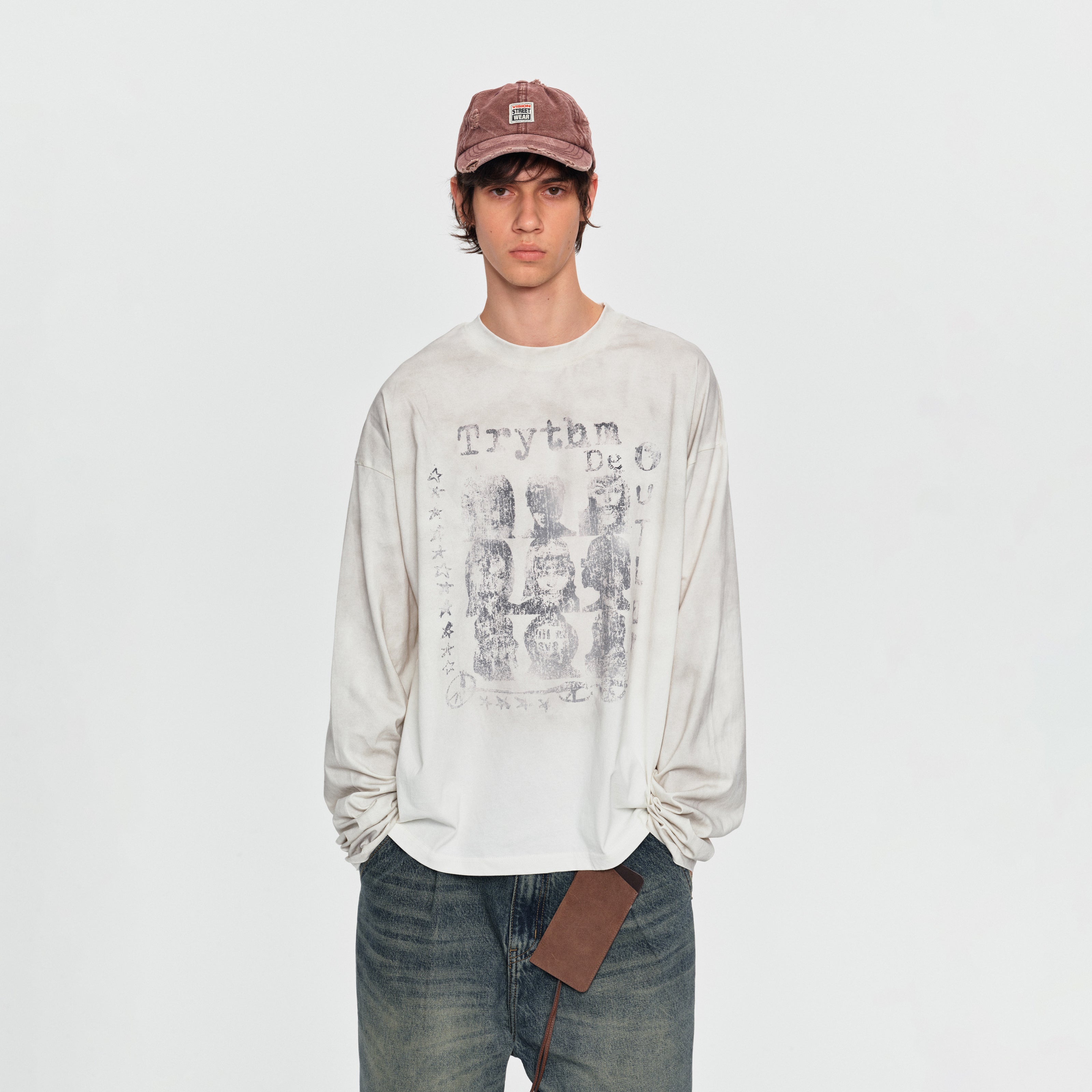 MADWITCH VINTAGE PORTRAIT GRAPHIC TEE #27553