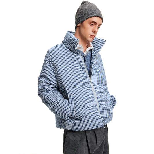 MADWITCH PLAID DOWN COAT #8815A331