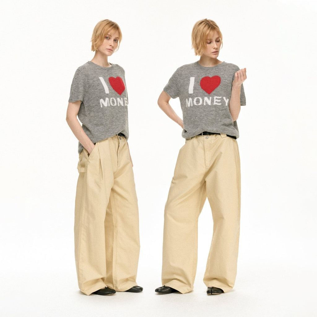 MADWITCH VINTAGE RELAXED WIDE TROUSERS GPC6982 - MadWitch Store