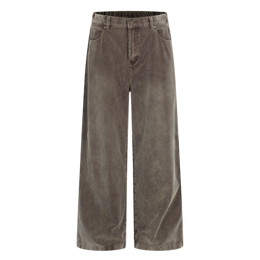 MADWITCH WASHED CORDUROY STRAIGHT JEANS #GPC3571