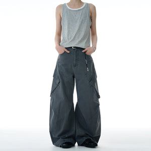 MADWITCH OVERSIZE WORK PANTS #A602