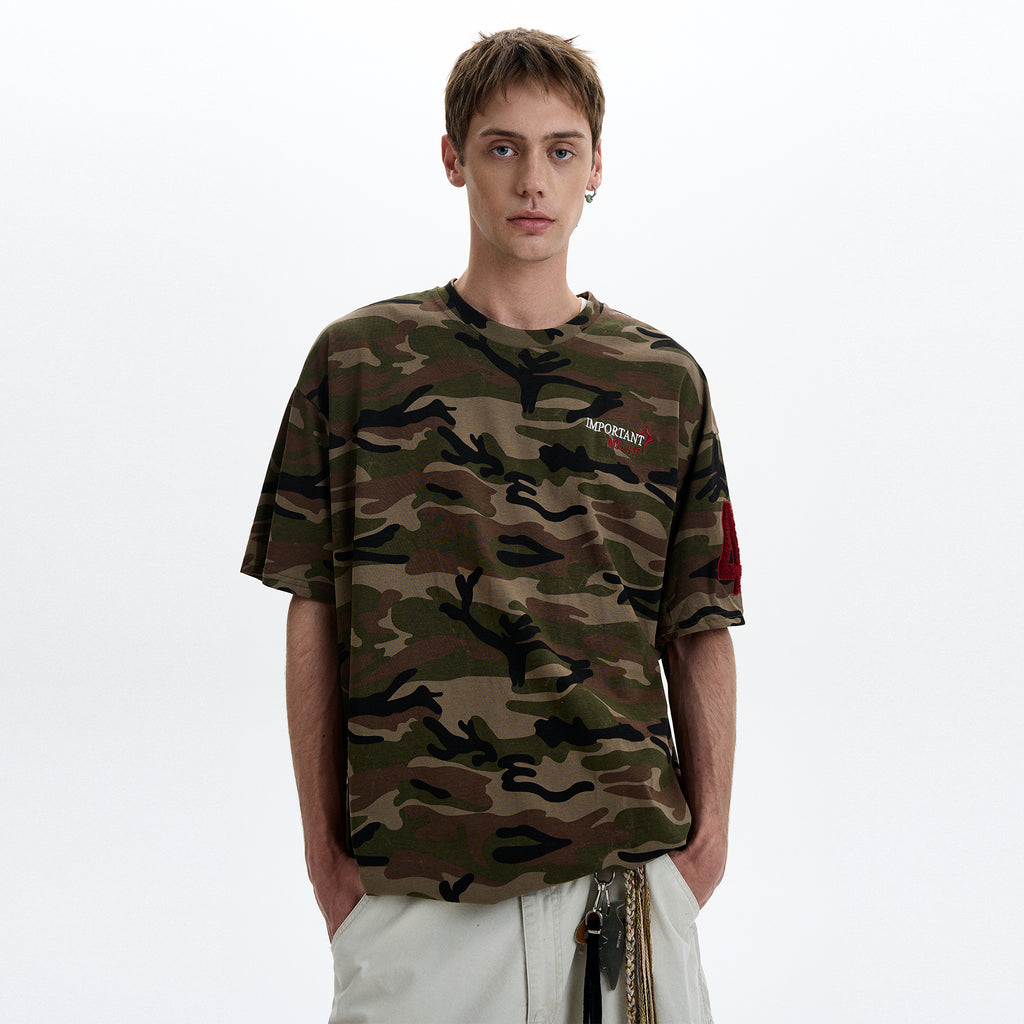 MADWITCH CHCAMO EMBROIDERED TEE #8770
