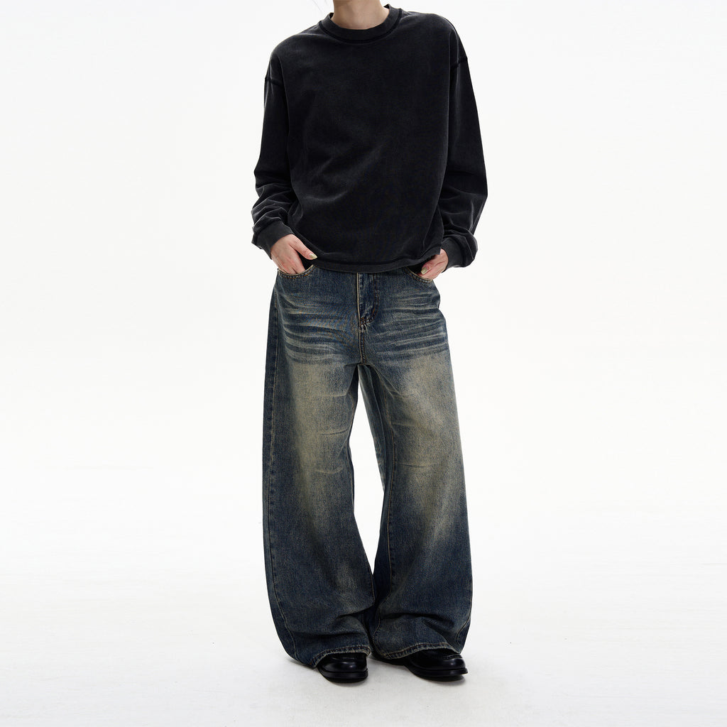MADWITCH VINTAGE WIDE JEANS #8612