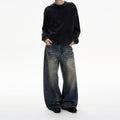 MADWITCH VINTAGE WIDE JEANS #8612