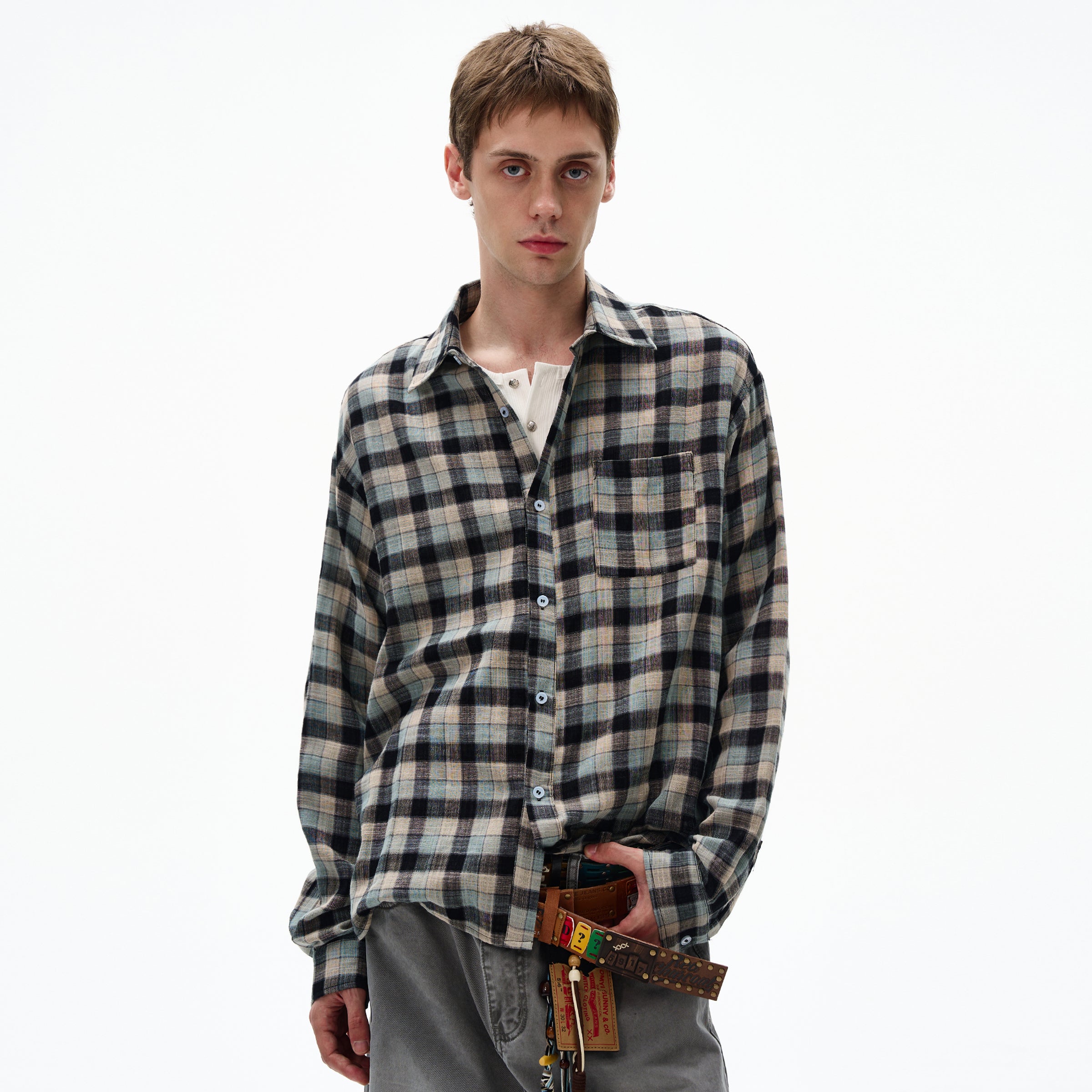 MADWITCH UNISEX CLASSIC COMMUTER SHIRT #CR6236