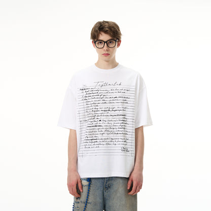 MADWITCH LETTER T-SHIRT #27215