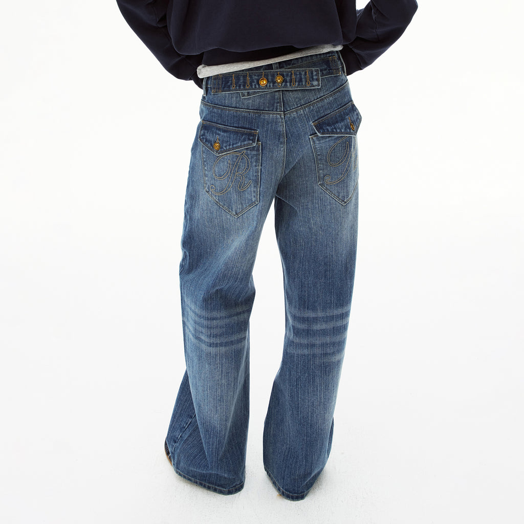 MADWIT VINTAGE BAMBOO JEANS #L0155