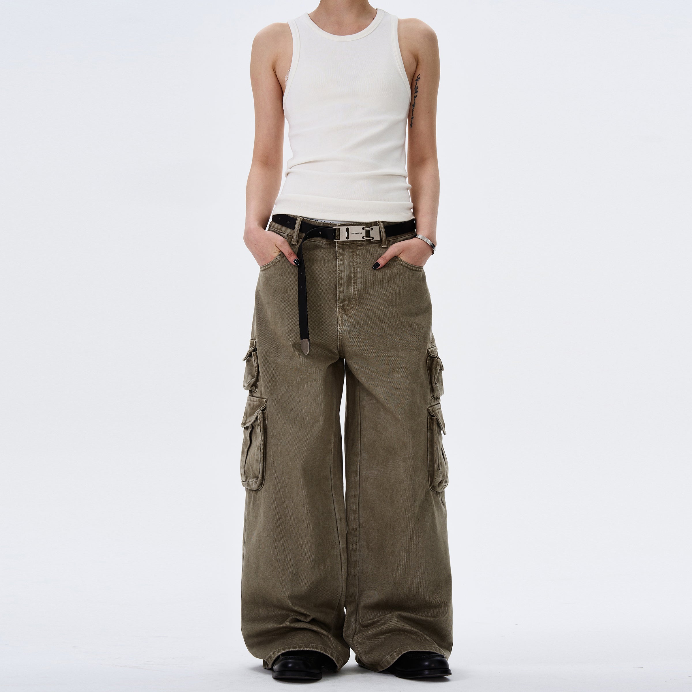 MADWITCH HEAVY-DUTY MULTI-POCKET WORK PANTS #58252