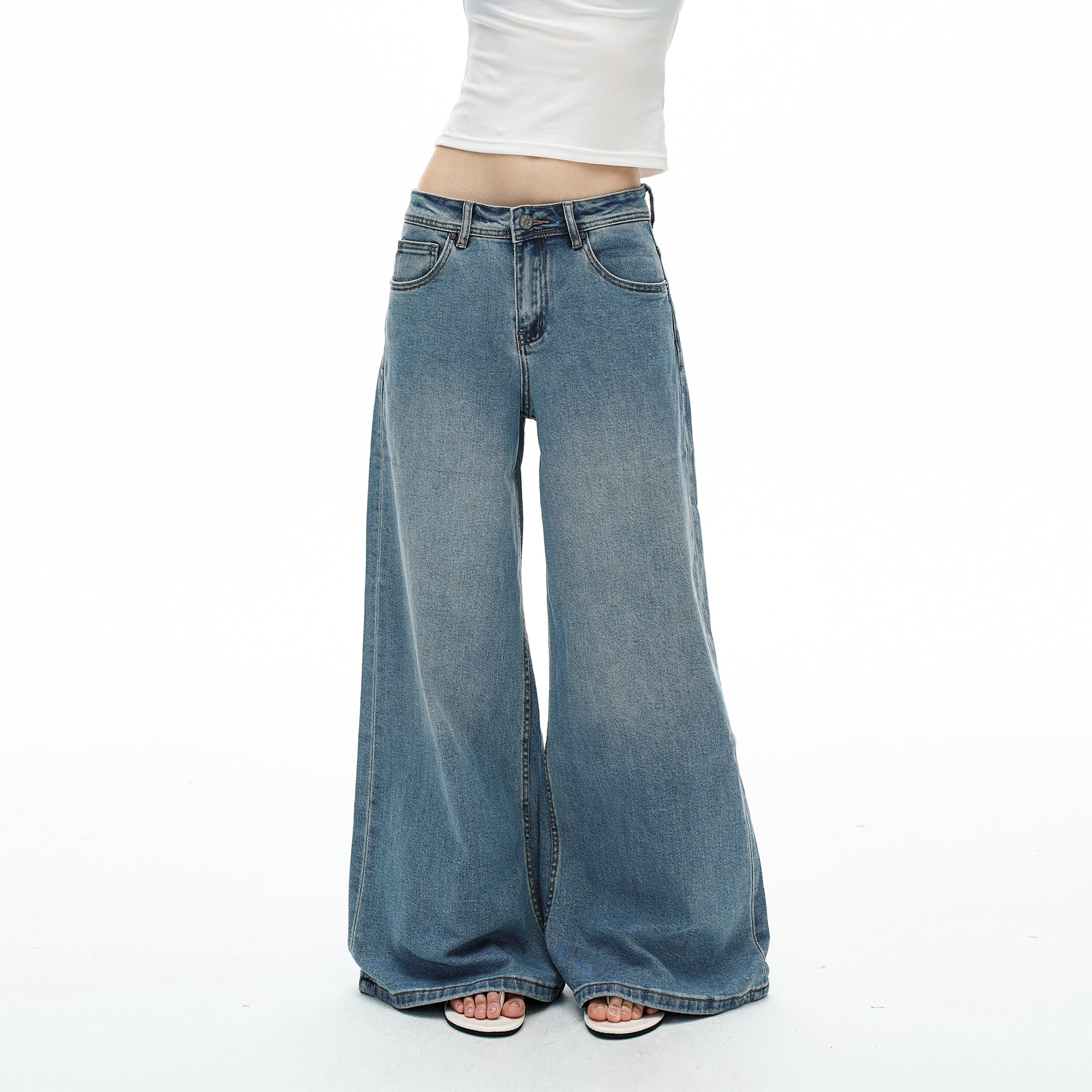 MADWITCH FLARE WASH DENIM #GP5527N