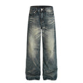 MADWIT DISTRESSED STRAIGHT JEANS #FX082