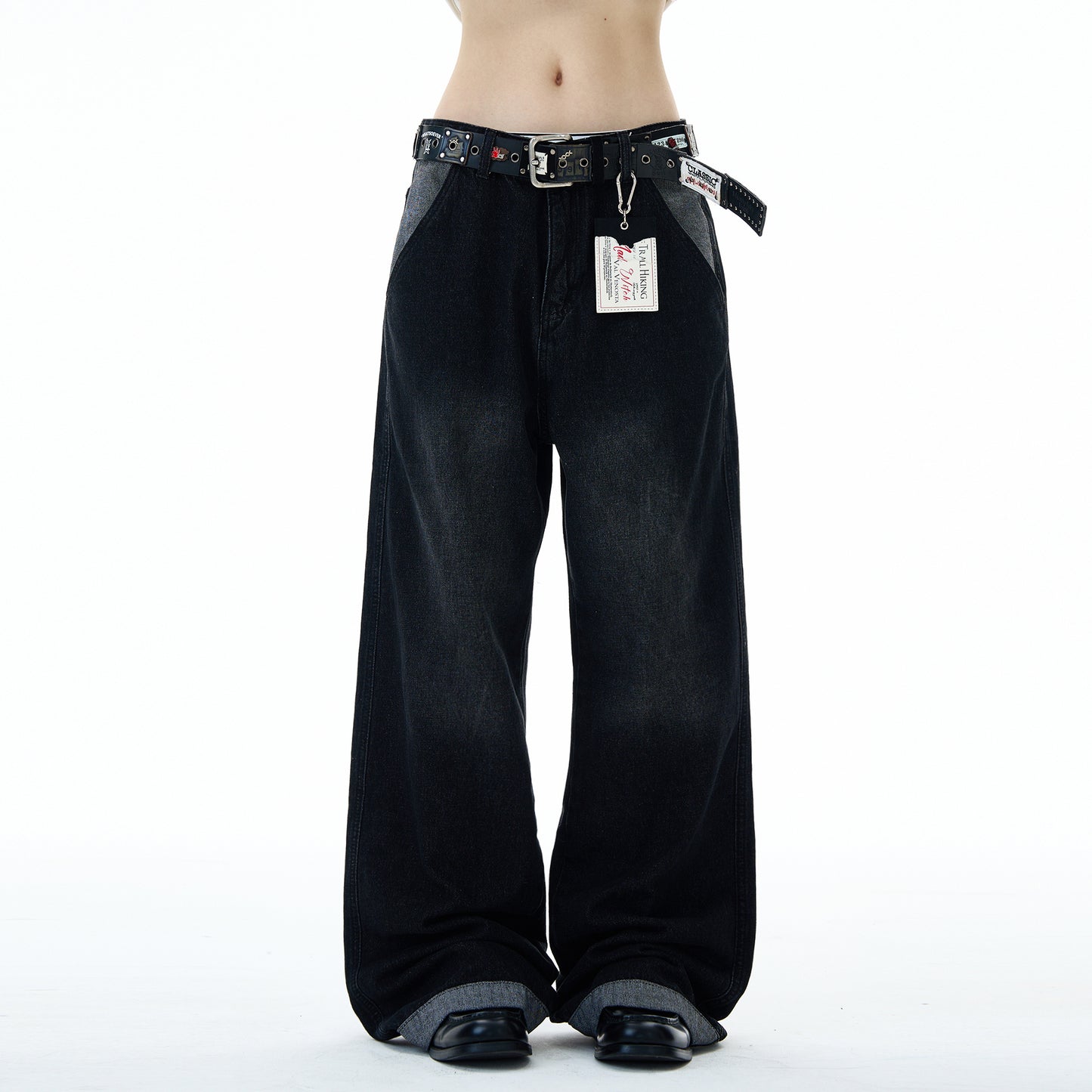 MADWITCH VINTAGE WASH STRAIGHT LEG JEANS #RK157