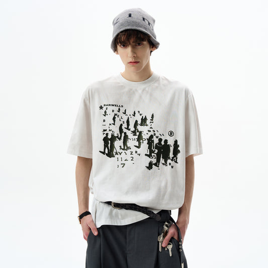 MADWITCH ARTISTIC PRINTED TEE #25707
