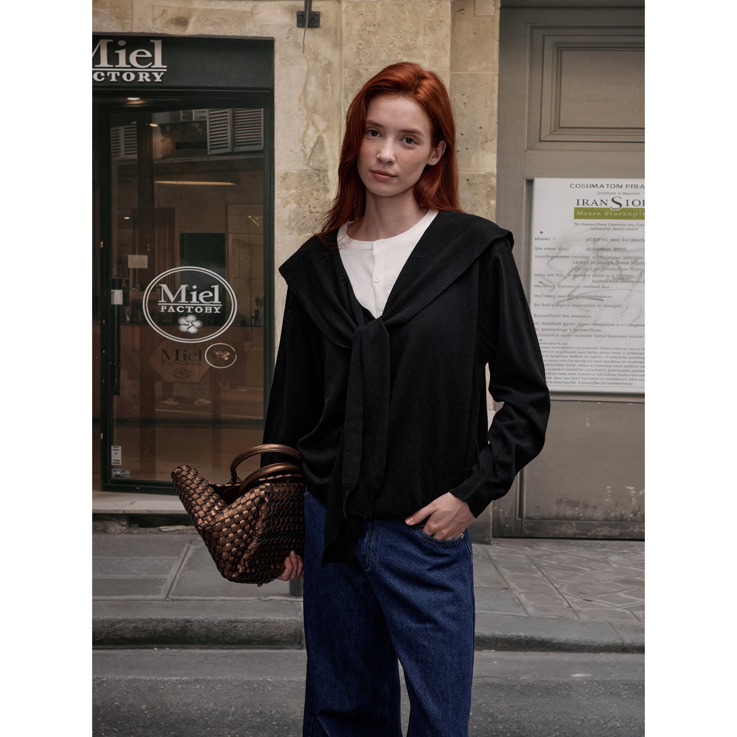 MADWITCH CAPE KNIT SWEATER #51157