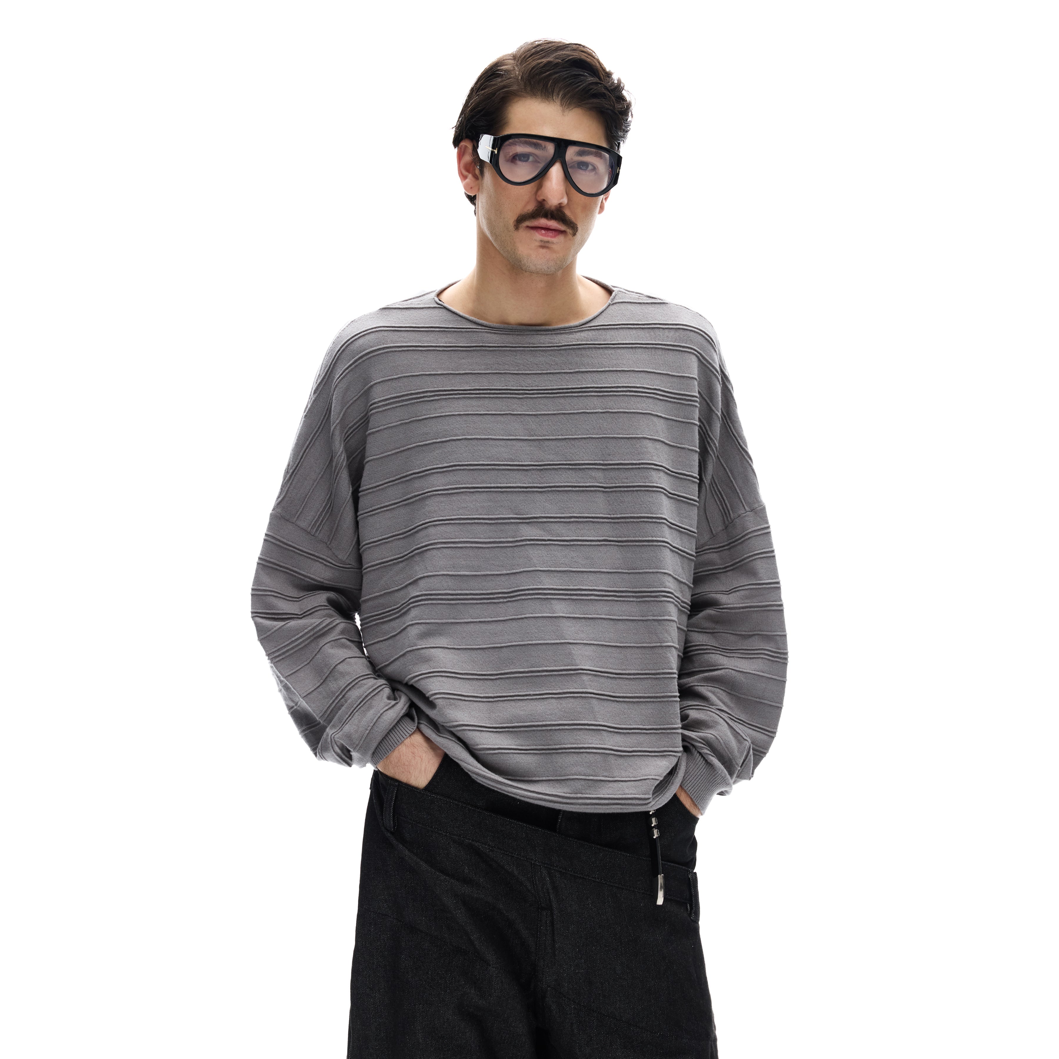 MADWITCH RIB RAGLAN KNIT #27393