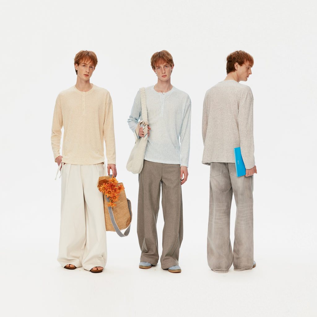 MADWITCH HENLEY LONG SLEEVE TOP #AM2032