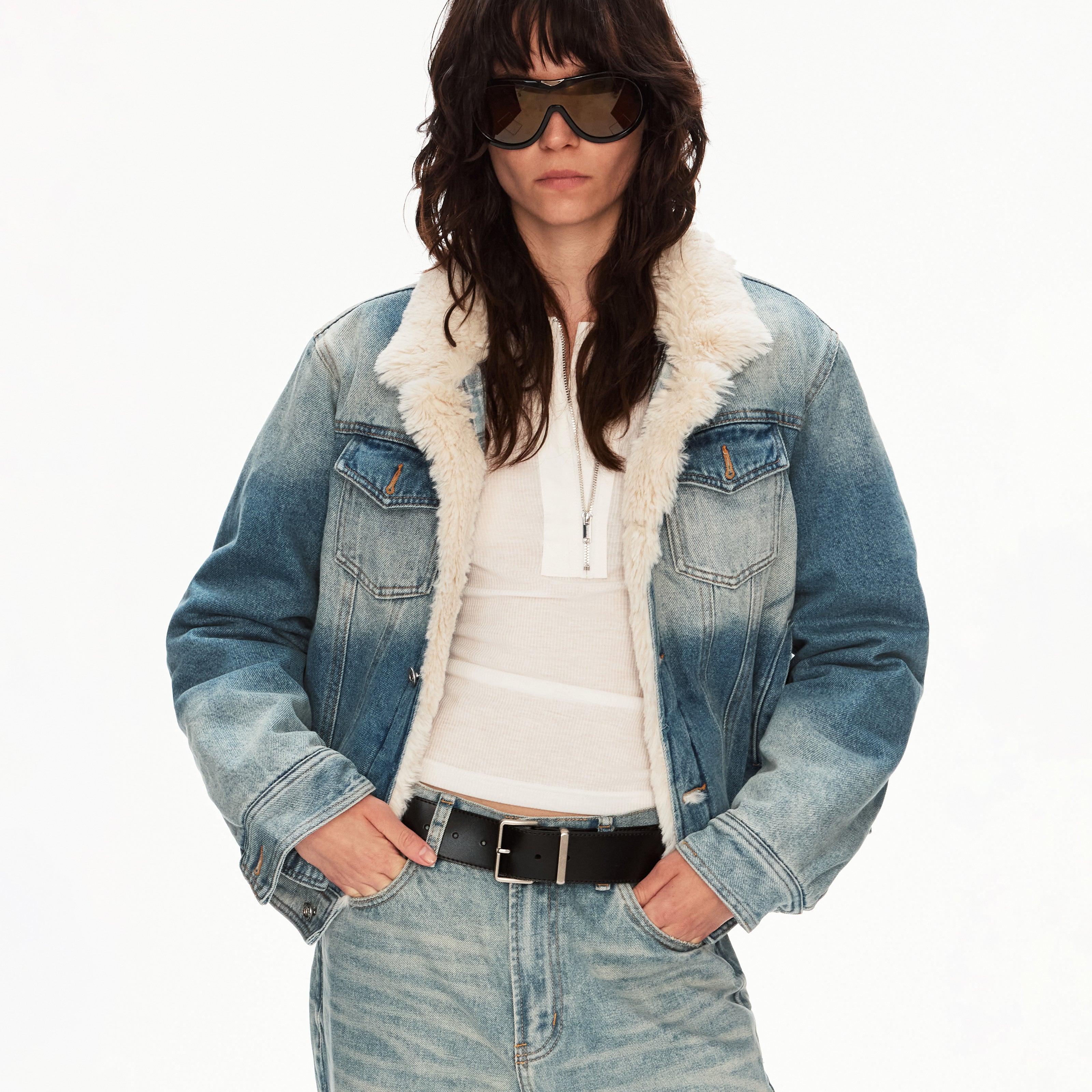 MADWITCH WASHED DENIM JACKET #DY3013
