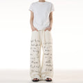 MADWITCH LETTER GRAFFITI JEANS #WHOA101