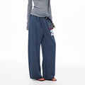 MADWITCH EMBROIDERED WIDE-LEG SWEATPANTS #CK61066