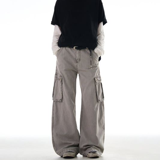 MADWITCH HEAVY WASHED CARGO PANTS #Z006