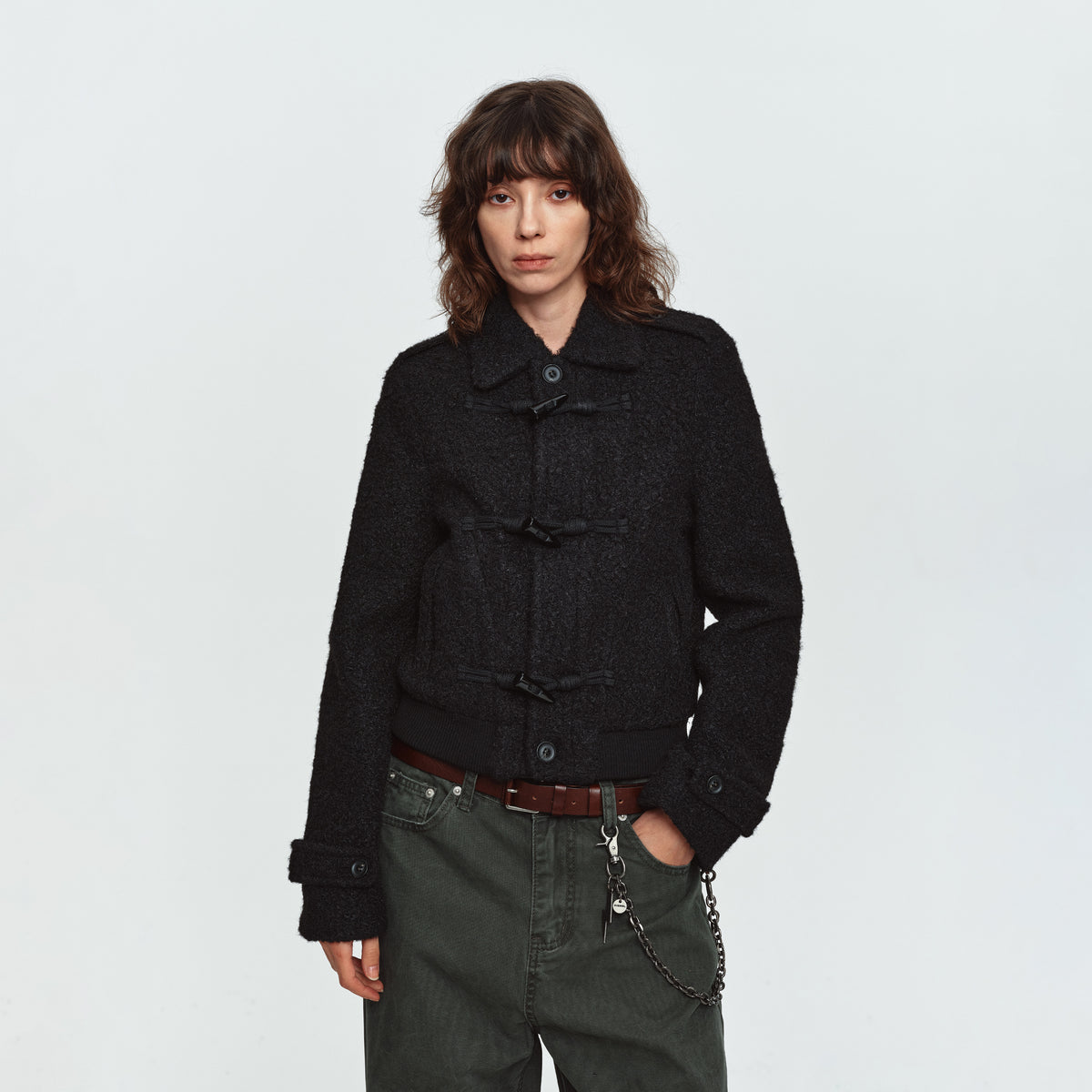 MADWITCH TOGGLE-BUTTON WOOLEN JACKET #CW1372