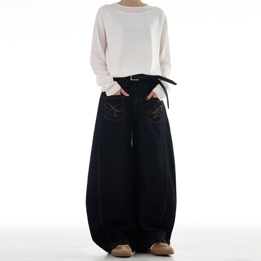 MADWITCH REVERSED FRONT AND BACK DENIM JEANS #NB128