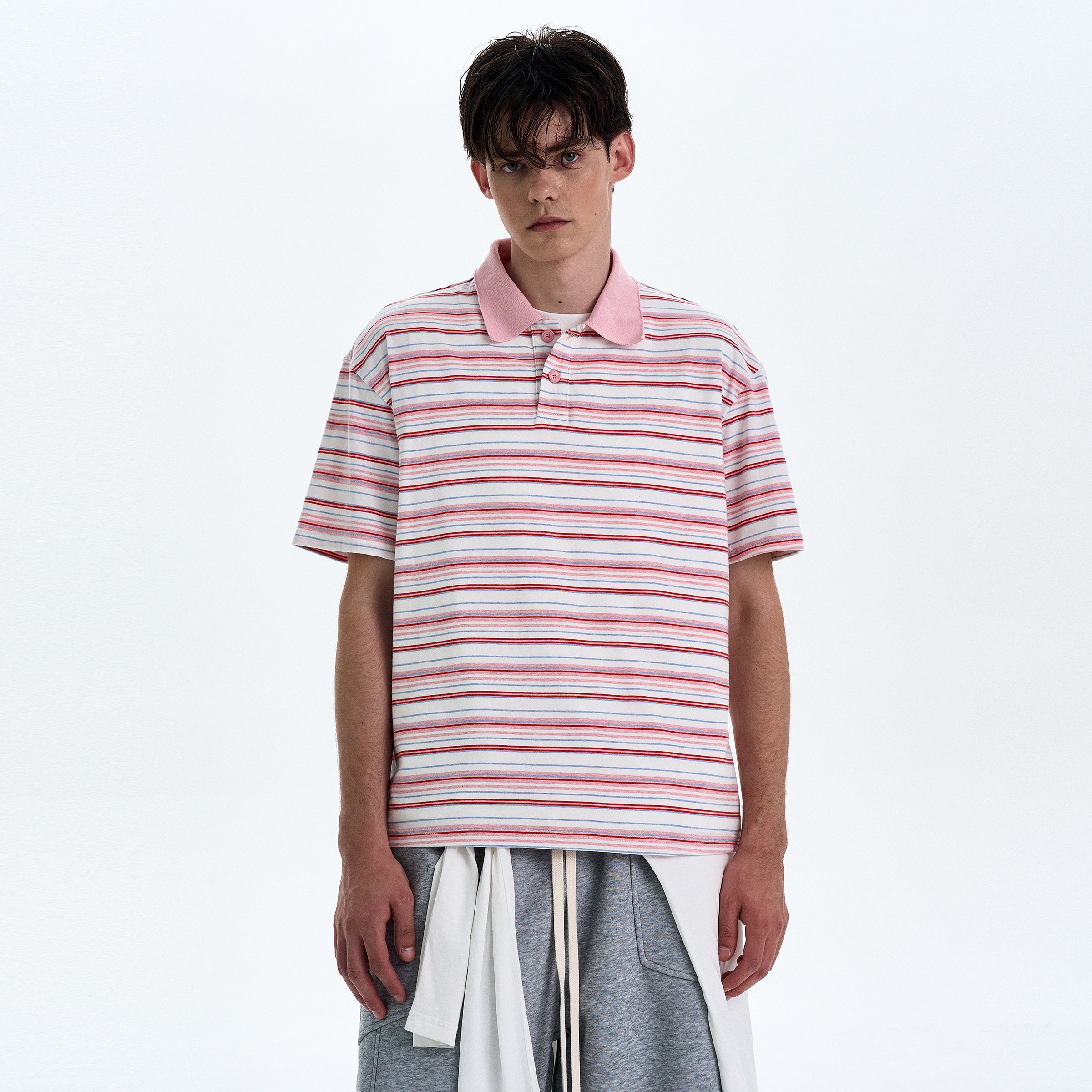 MADWITCH COLORBLOCK POLO SHIRT #C036