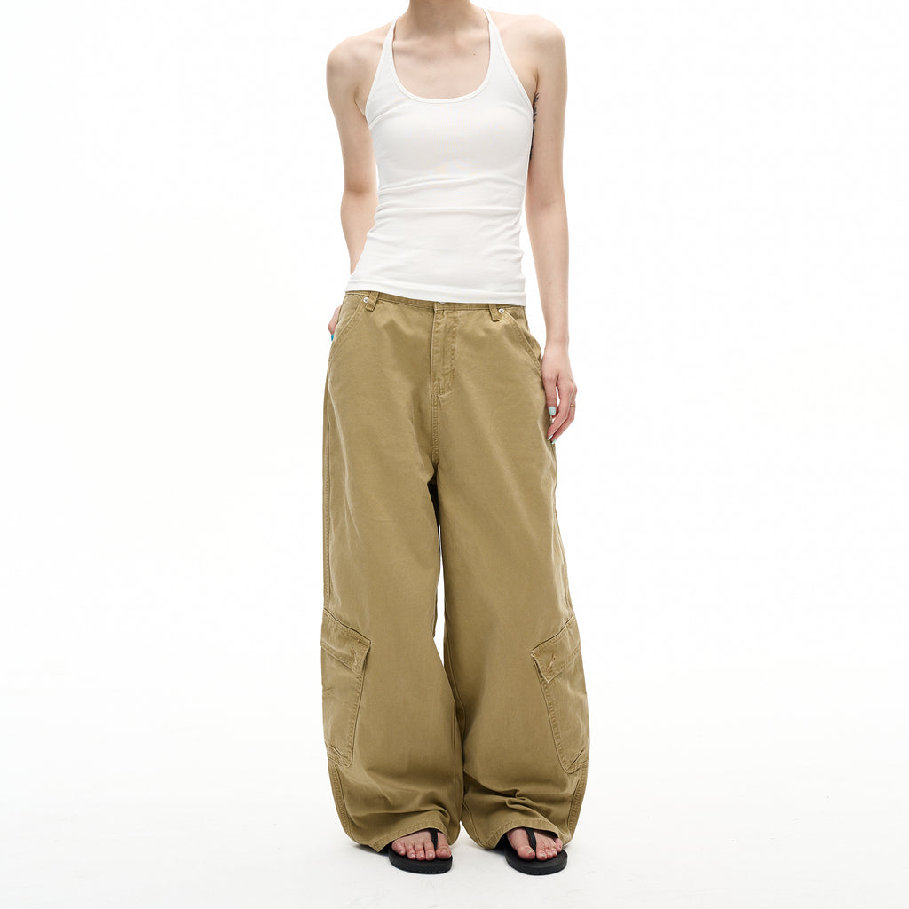 MADWITCH VINTAGE WASHED CARGO PANTS #4670