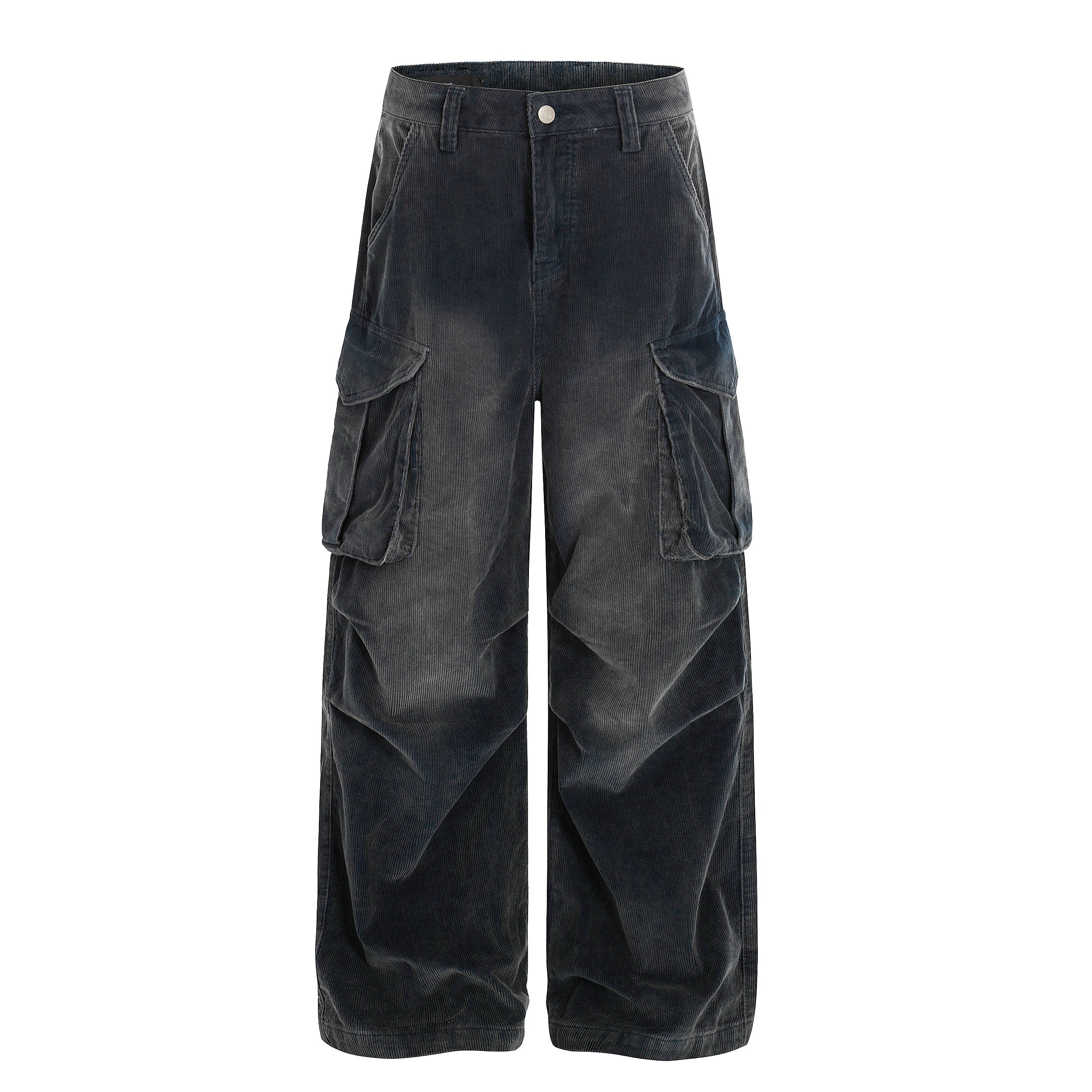 MADWIT DISTRESSED CORDUROY PANTS #Z041
