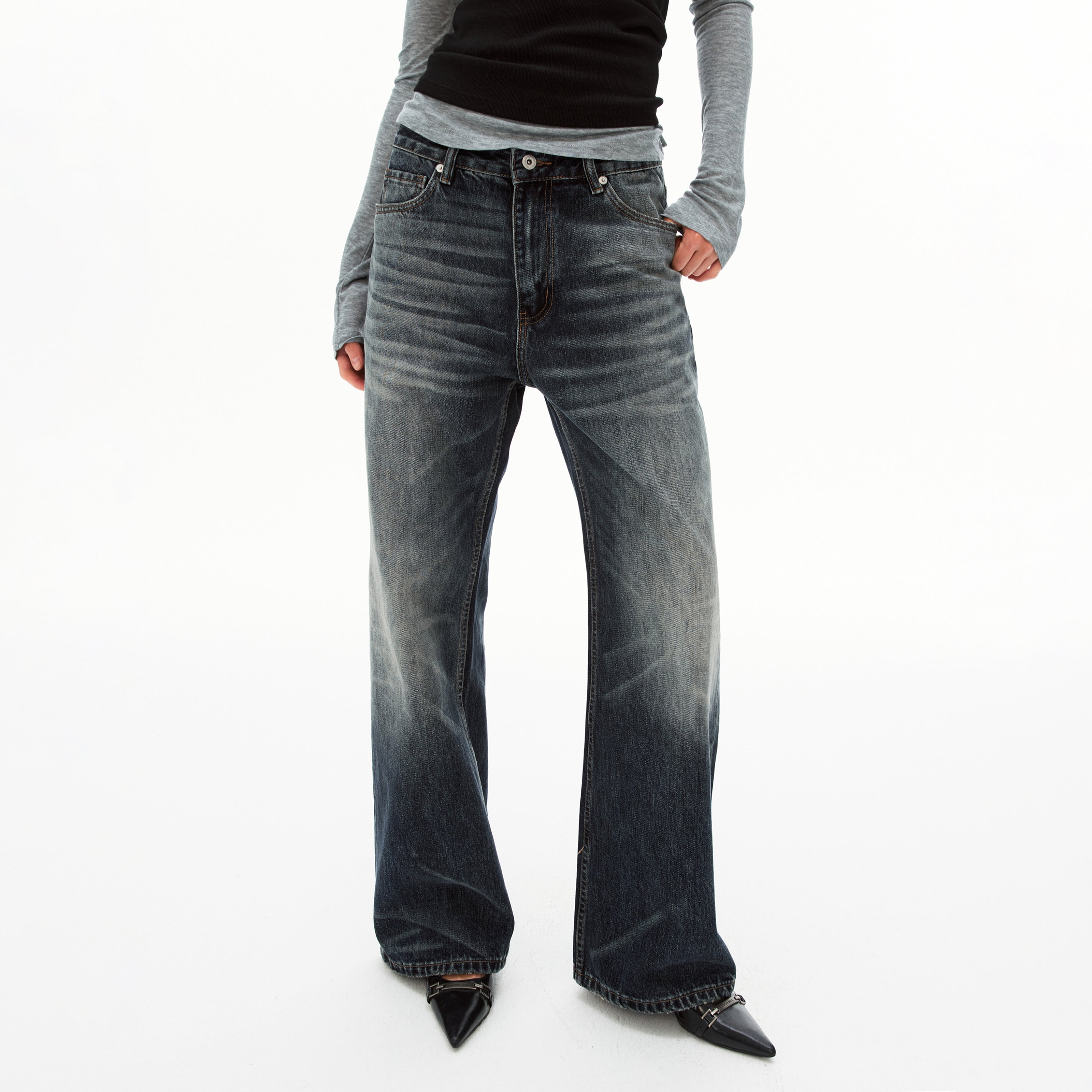 MADWIT RELAXED STRAIGHT PANTS #GP5586