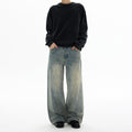 MADWITCH BAMBOO WASH STRAIGHT JEANS #GPC5577N