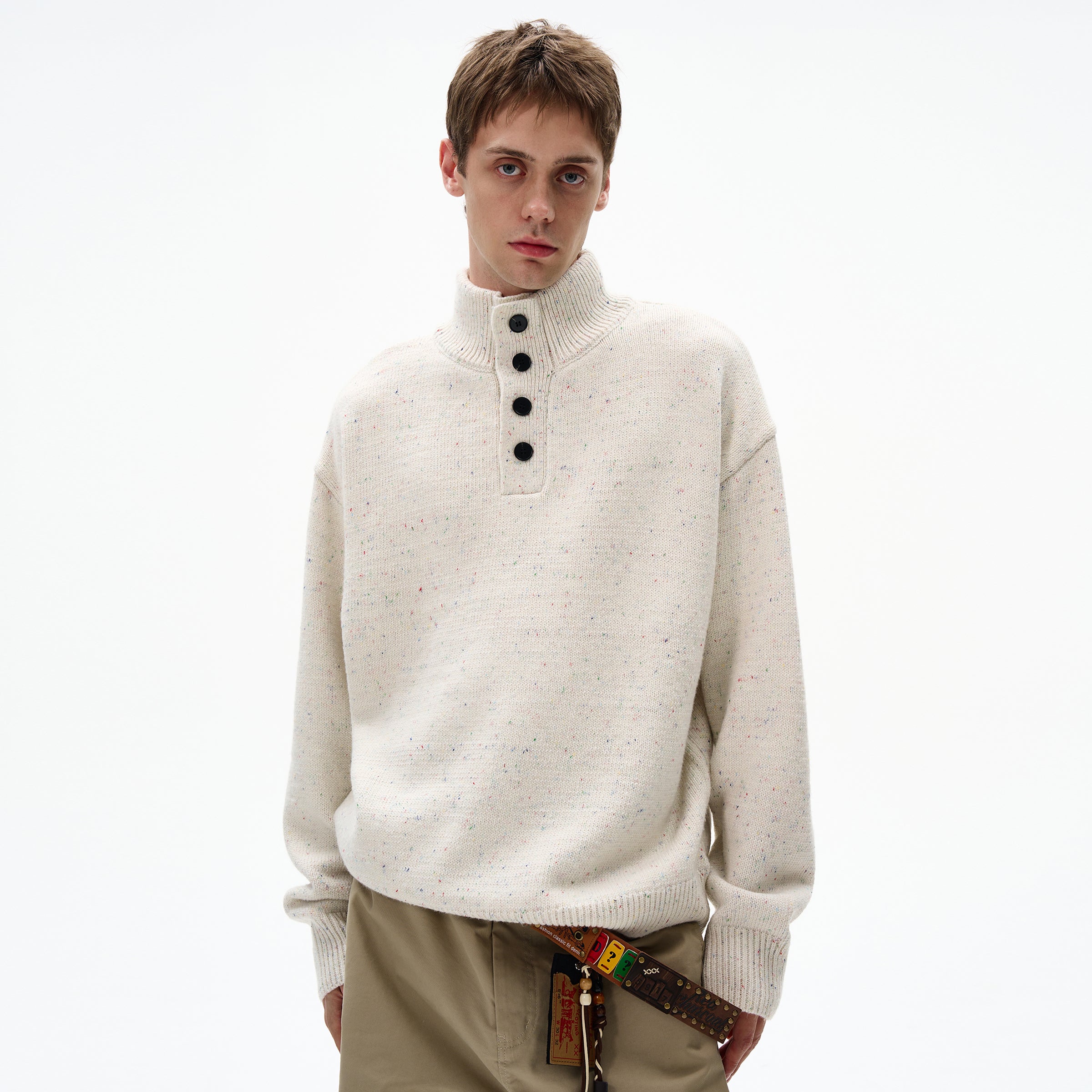 MADWITCH UNISEX TURTLENECK KNIT SWEATER #AB1093