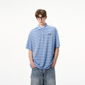 MADWITCH COLLEGE STYLE STRIPED SHORT SLEEVE #EM0083