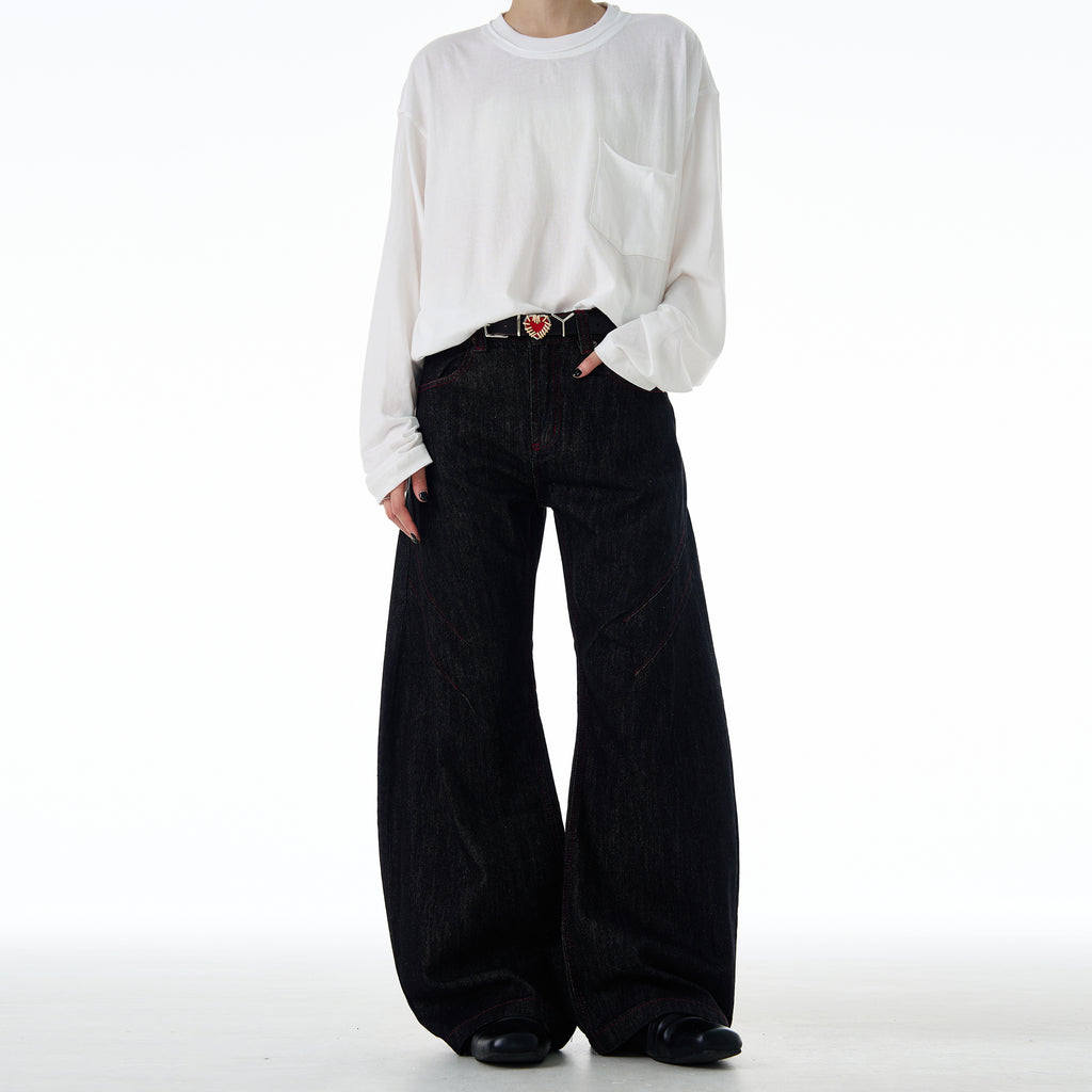MADWITCH VINTAGE ANKLE-WRAP DENIM #G6697