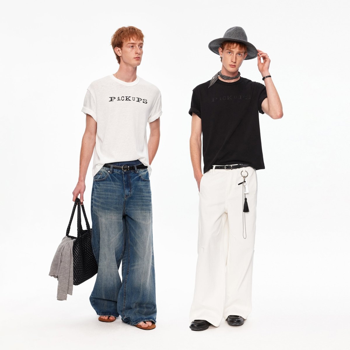 MADWITCH EMBOSSED LETTER TEE 20268 - MadWitch Store