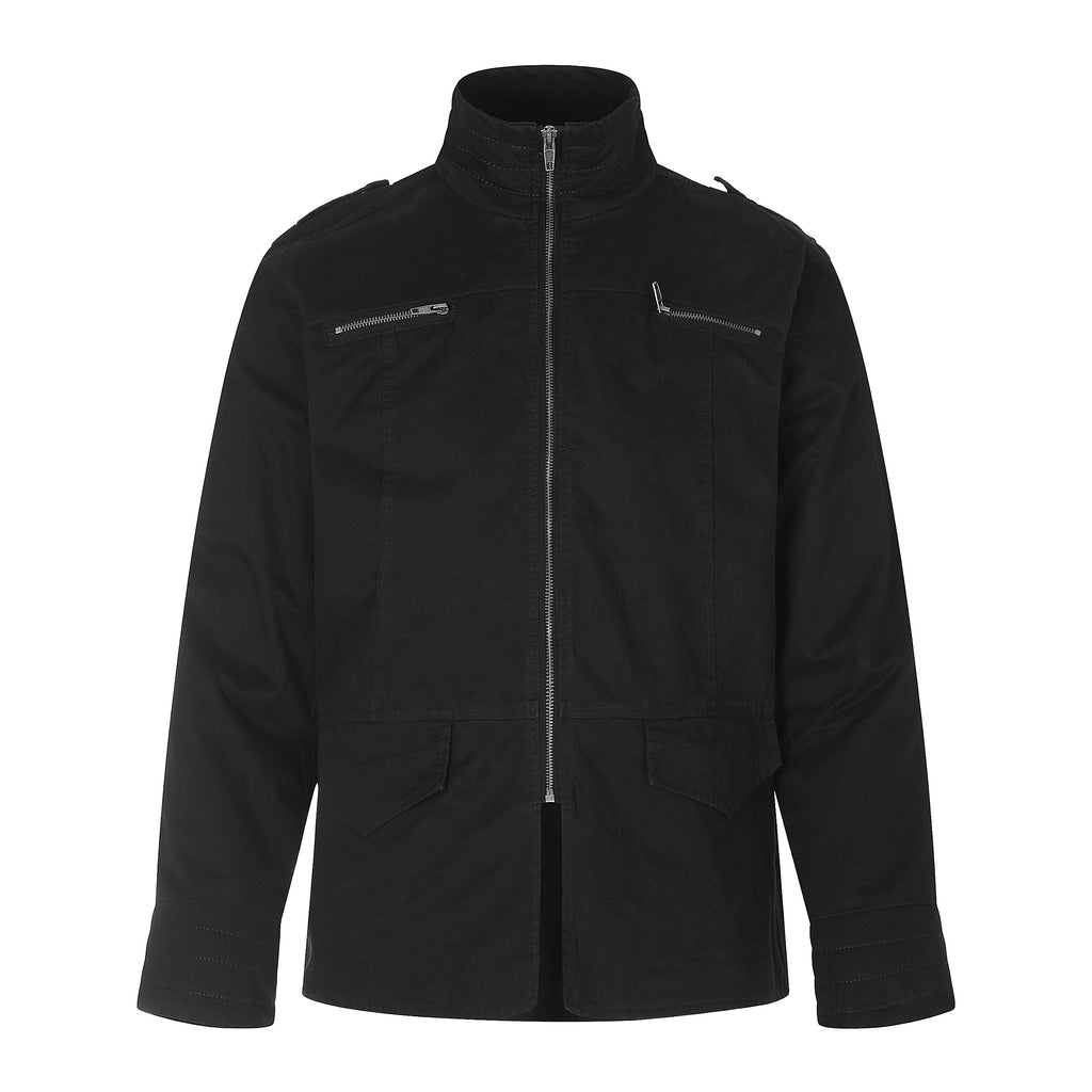 MADWITCH EPAULET MULTI-POCKET WASHED UTILITY JACKET #CW1381N