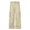 MADWITCH PANELED MULTI-POCKET CARGO PANTS #CK61019