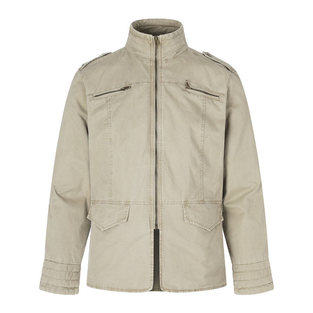 MADWITCH EPAULET MULTI-POCKET WASHED UTILITY JACKET #CW1381N