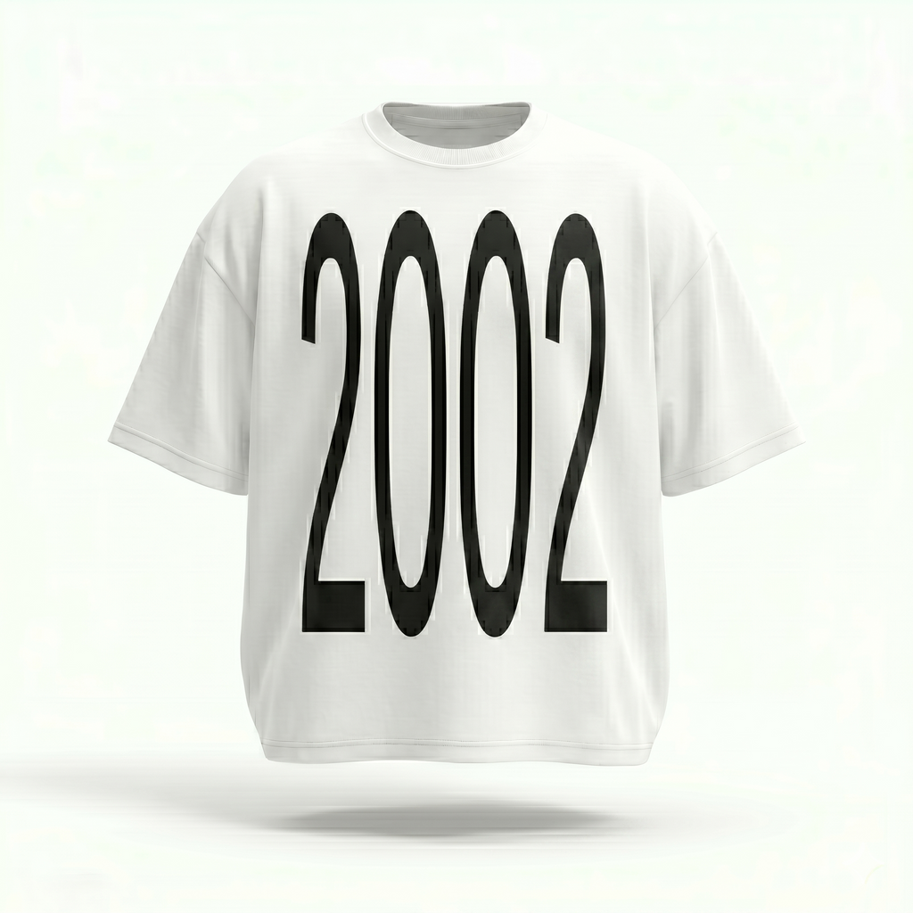 MADWITCH VINTAGE YEAR PRINT TEE #M1116