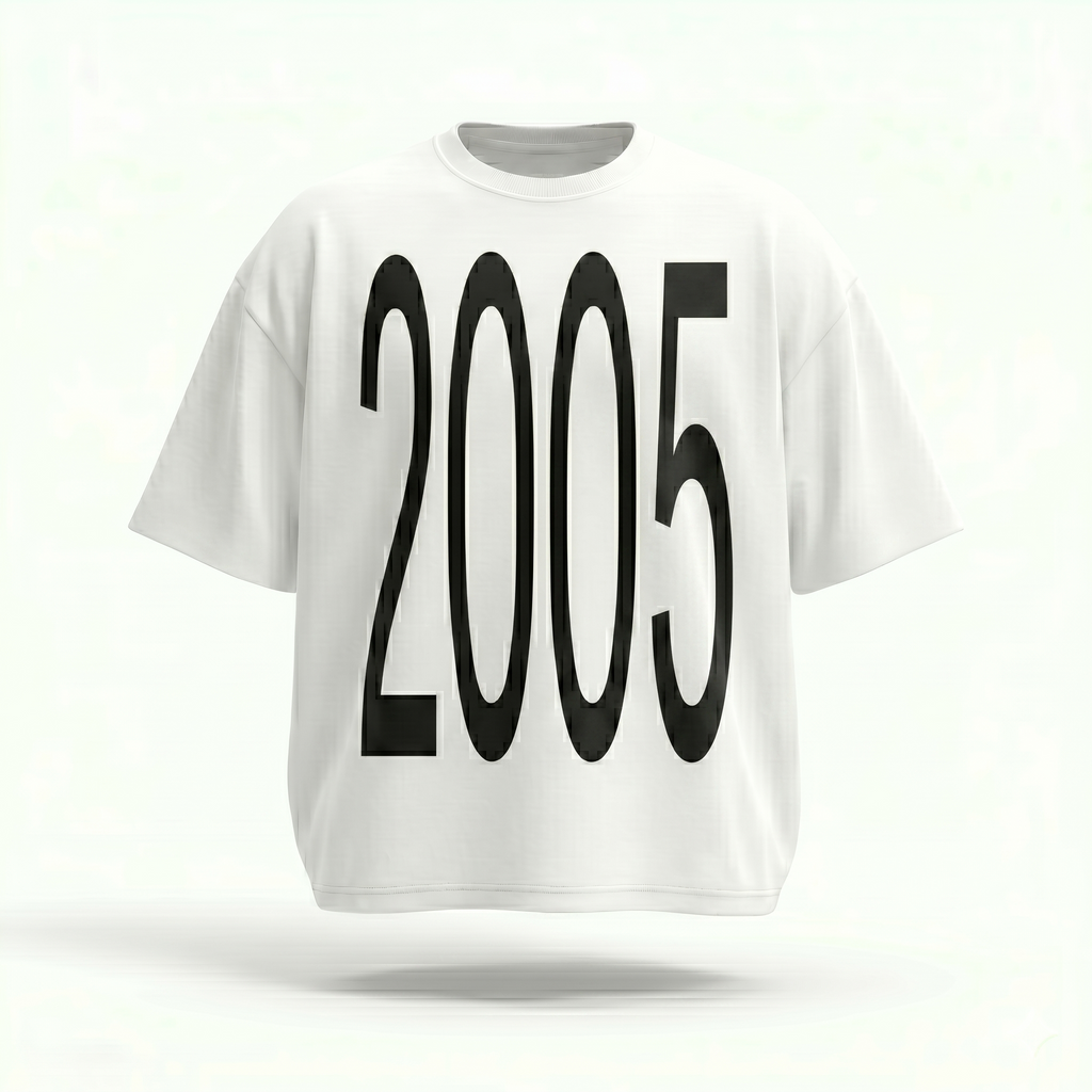 MADWITCH VINTAGE YEAR PRINT TEE #M1116