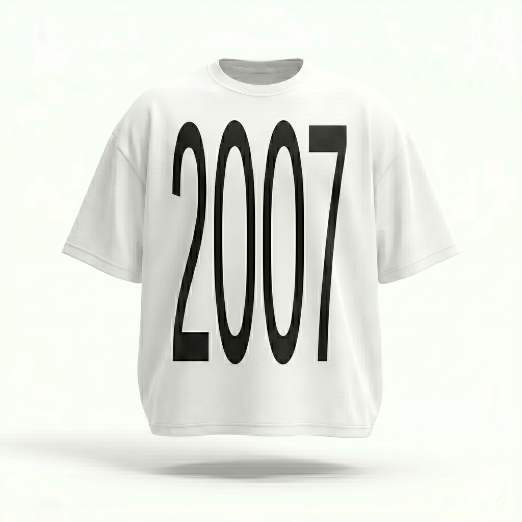 MADWITCH VINTAGE YEAR PRINT TEE #M1116