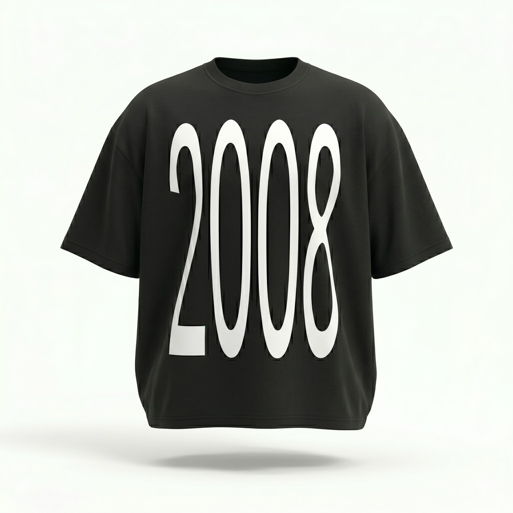 MADWITCH VINTAGE YEAR PRINT TEE #M1116