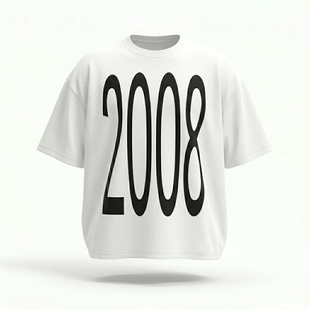 MADWITCH VINTAGE YEAR PRINT TEE #M1116