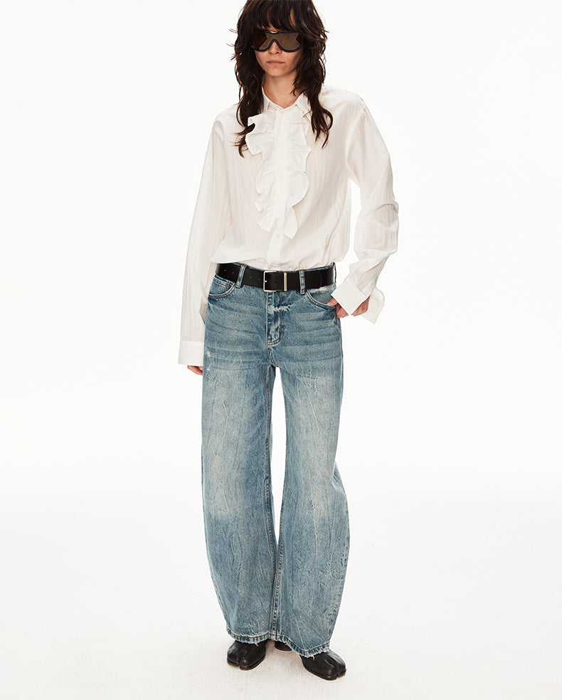 MADWIT FADED WIDE JEANS #GPC5596