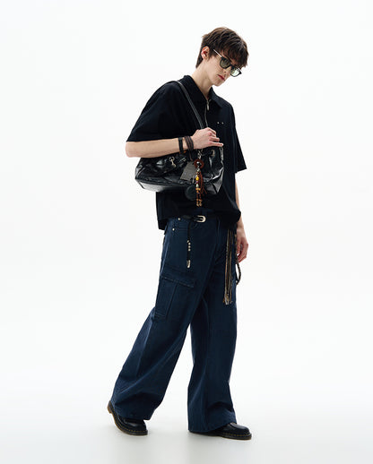 MADWITCH ZIPPED POLO TSHIRT #6977