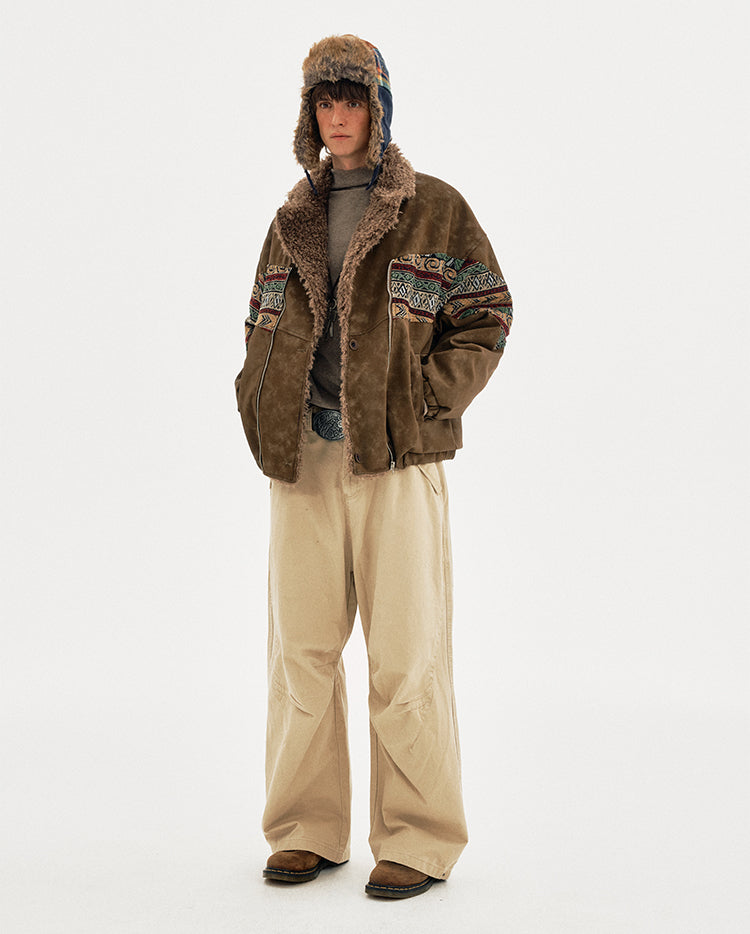 MADWITCH FOLK SUEDE PARKA #MY0210