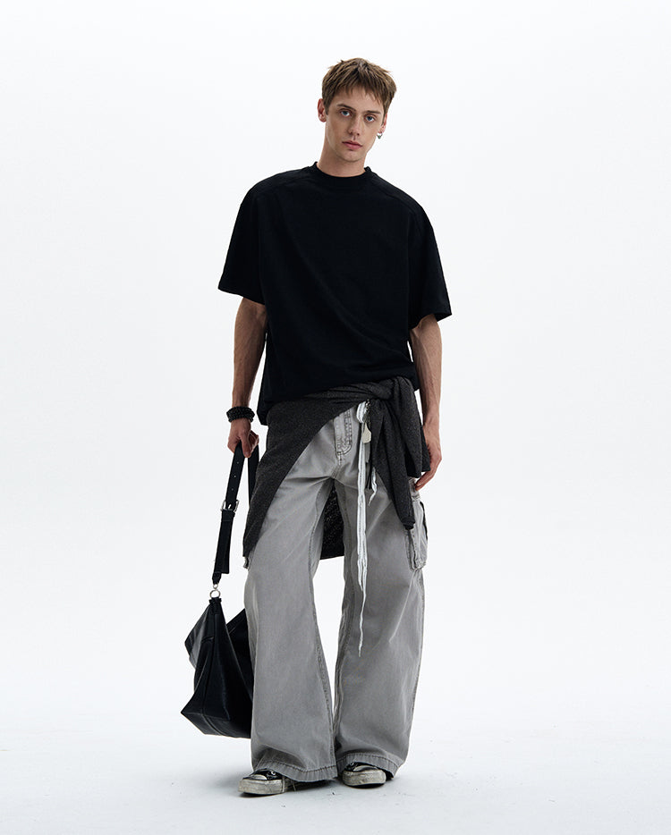 MADWITCH MINIMAL COLLAR TEE #241301