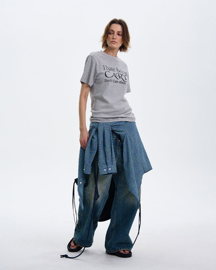MADWITCH CREW NECK CASUAL SHORT-SLEEVE T-SHIRT #MD4125