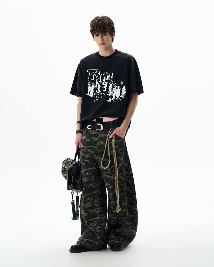 MADWITCH ARTISTIC PRINTED TEE #25707