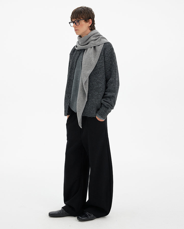 MADWITCH ATMOSPHERIC BUTTONED WOOL CARDIGAN #27399