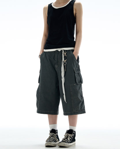 MADWITCH STREET STYLE CASUAL SHORTS #DK113